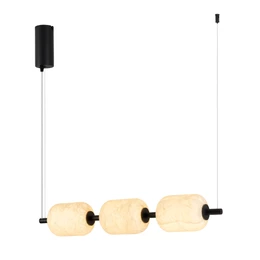 Фото #1 товара Светильник SP-CARAMELA-HANG-L720-12W Warm2700 (BK, 360 deg, 230V) (Arlight, IP20 Натуральный шелк, 3 года)