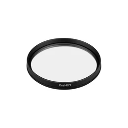 Фото #1 товара Насадка LGD-ARTIFACT-OVAL-LENS-R65 (BK) (Arlight, Металл)