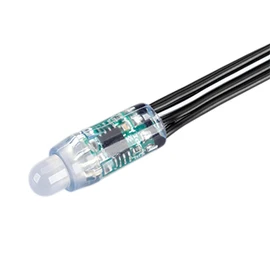 Фото #1 товара Герметичный управляемый модуль DMX-UVR-D12 5V White6000 (0.3W, IP67, 90deg) (Arlight, Пластик, 5 лет)