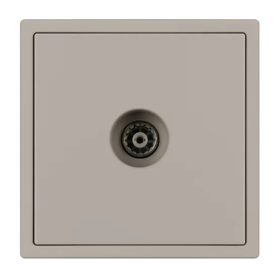 Фото #3 товара Механизм телевизионной розетки SCT-NOBE-MTV1-SFPL-CA (Arlight, Кашемир)