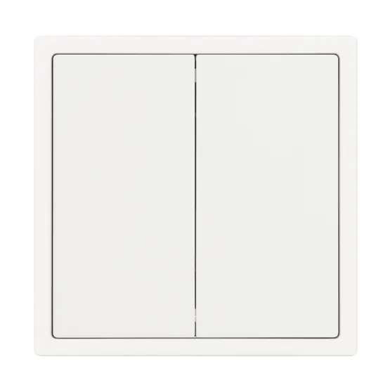 Фото #2 товара Механизм звонкового выключателя двухклавишный SWT-NOBE-MKR2-SFPL-WH (230V, 10A) (Arlight, Белый кварц)