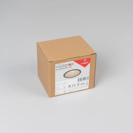 Фото #6 товара Светильник MS-HARBOR-R82-10W Warm3000 (BK, 50 deg, 230V) (Arlight, IP20 Металл, 5 лет)