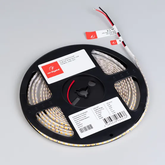 Фото #3 товара Светодиодная лента герметичная ULW-SE-A160-5mm 24V Warm3000 (15 W/m, IP65, 5m) (Arlight, CRI>90)
