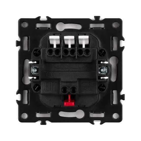 Фото #2 товара Механизм выключателя трехклавишный непроходной SWT-NOBE-MK03-SFPL-WH (230V, 10A) (Arlight, Белый кварц)