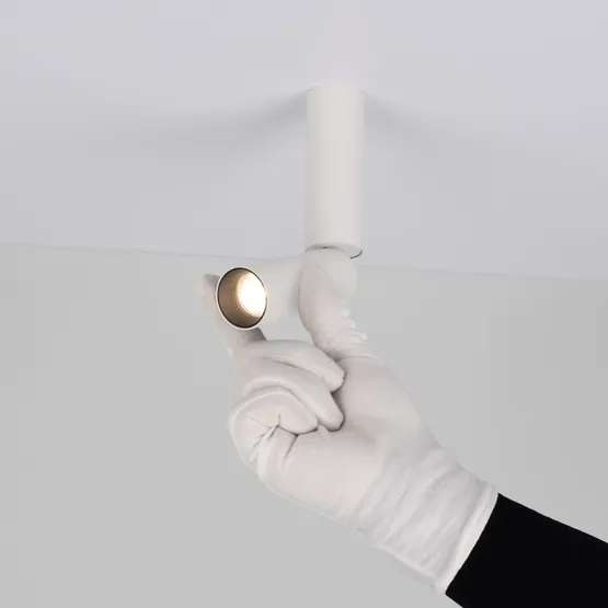 Фото #2 товара Светильник SP-NUANCE-SURFACE-FLAP-R35-7W Warm3000 (WH, 36 deg, 230V) (Arlight, IP40 Металл, 5 лет)