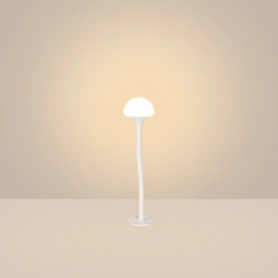 Фото #3 товара Светильник KT-MUCENA-BOLL-A-H250-1W Warm3000 (WH, 85 deg, 24V) (Arlight, IP65 Металл, 3 года)