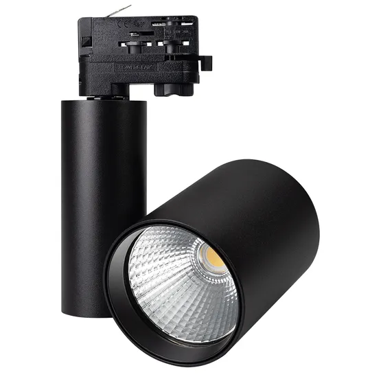 Фото #1 товара Светильник LGD-SHOP-4TR-R100-40W Warm3000 (BK, 24 deg) (Arlight, IP20 Металл, 5 лет)