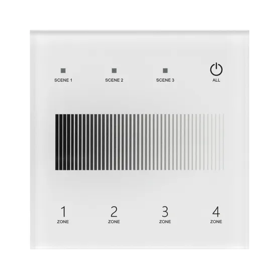 Фото #3 товара INTELLIGENT ARLIGHT Сенсорная панель SMART-DALI-301-11-4G-3SC-DT6 Белая (230V, встраиваемая, 2.4G) (IARL, IP20 Пластик, 5 лет)