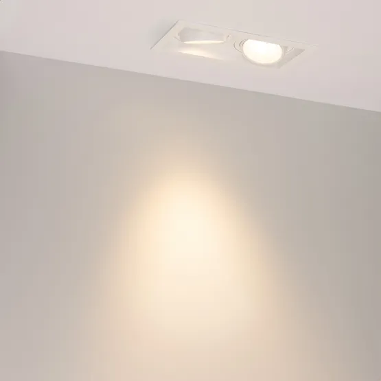 Фото #3 товара Светильник MS-VORTEX-BUILT-S210x117-2x20W Warm3000 (WH-WH, 40 deg, 230V) (Arlight, IP20 Металл, 5 лет)