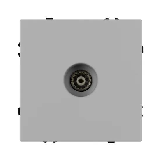 Фото #2 товара Механизм телевизионной розетки SCT-NOBE-MTV1-SFPL-IS (Arlight, Никель)