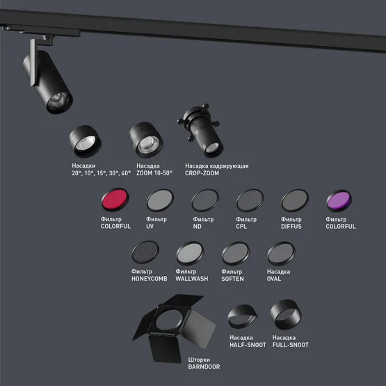 Фото #2 товара Фильтр LGD-ARTIFACT-UV-LENS-R49 (WH) (Arlight, Металл)