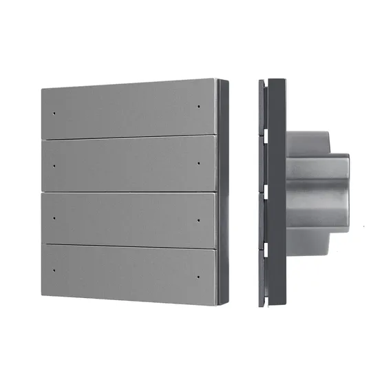 Фото #1 товара INTELLIGENT ARLIGHT Кнопочная панель SMART-ZB-801-22-1G-8SC-MULTI-IN Grey (230V) (IARL, IP20 Пластик, 5 лет)