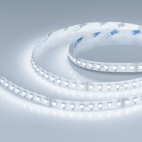 Фото #3 товара Светодиодная лента герметичная RZ-NANO-H96-12mm 24V RGBW-White (12 W/m, IP54, 5m) (Arlight, CRI>90)