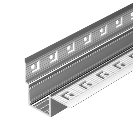 Фото #2 товара Профиль FANTOM-W20-H20-EDGE-2000 ANOD (Arlight, Алюминий)