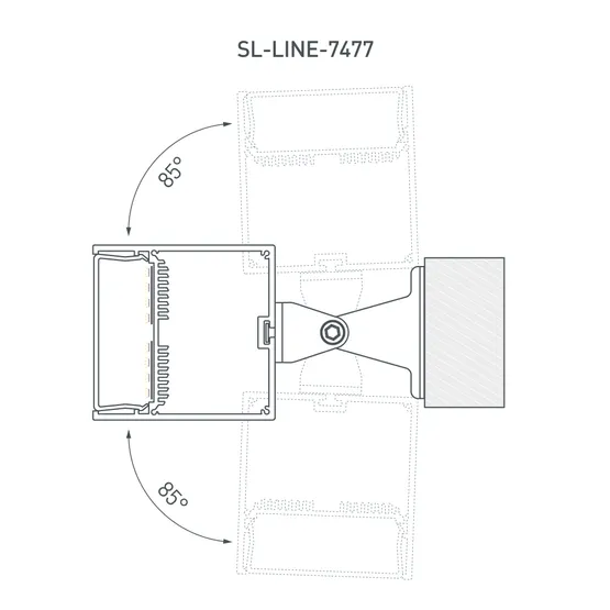 Фото #5 товара Профиль SL-LINE-7477-2000 BLACK (Arlight, Алюминий)