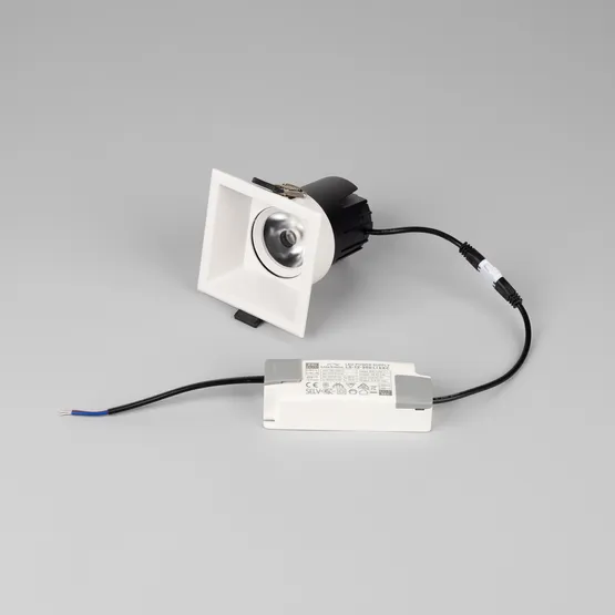 Фото #5 товара Светильник MS-FLOW-BUILT-S85x85-6W Warm3000 (WH, 15 deg, 230V) (Arlight, IP20 Металл, 5 лет)