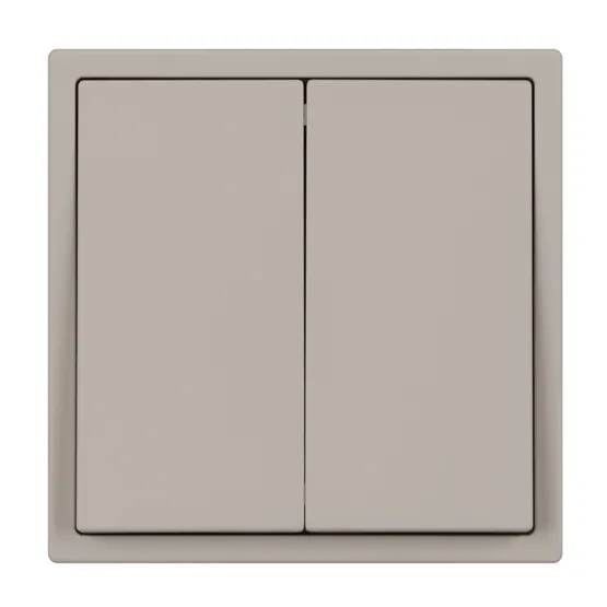 Фото #4 товара Механизм звонкового выключателя двухклавишный SWT-NOBE-MKR2-SFPL-CA (230V, 10A) (Arlight, Кашемир)