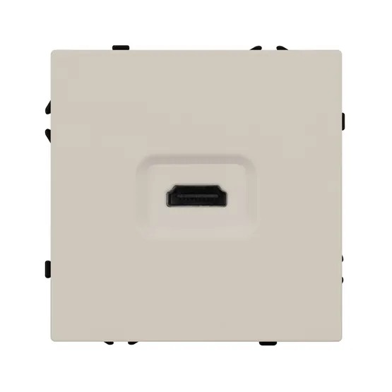 Фото #2 товара ARL NOBE Розетка HDMI софт-тач кашемир SCT-MHD1-SFPL-CA (Arlight, -)