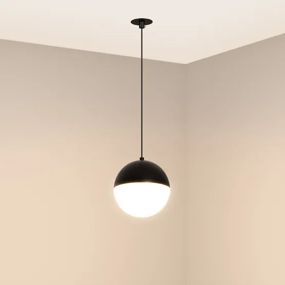 Фото #2 товара Светильник подвесной SP-EMISFERO-R150-11W Warm3000 (Черный, встраиваемая чаша, 170 deg, 230V) (Arlight, IP20 Металл, 3 года)