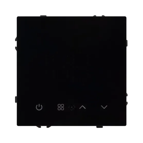 Фото #3 товара Терморегулятор SWT-NOBE-MTE-SFPL-BK (электрический тёплый пол) (Arlight, Черный оникс)