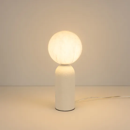 Фото #3 товара Светильник SP-SILKA-TAB-R150-6W Warm2700 (WH, 330 deg, 230V, TOUCH-DIM) (Arlight, IP20 Натуральный шелк, 3 года)