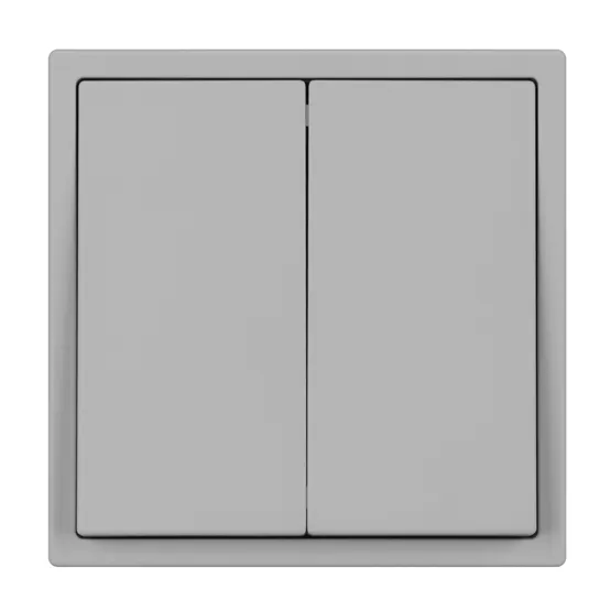 Фото #2 товара Механизм звонкового выключателя двухклавишный SWT-NOBE-MKR2-SFPL-IS (230V, 10A) (Arlight, Никель)