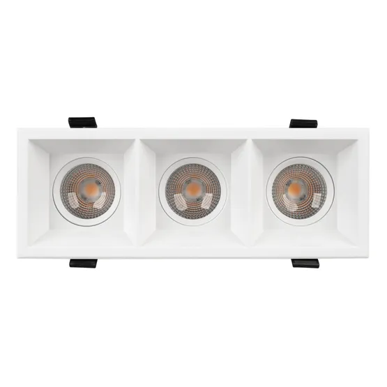 Фото #2 товара Светильник MS-FLOW-BUILT-S230x85-3x6W Warm3000 (WH, 55 deg, 230V) (Arlight, IP20 Металл, 5 лет)