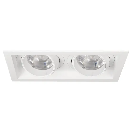 Фото #1 товара Светильник MS-VORTEX-BUILT-S250x140-2x30W Warm3000 (WH-WH, 30 deg, 230V) (Arlight, IP20 Металл, 5 лет)