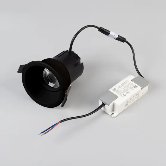 Фото #5 товара Светильник MS-FLOW-BUILT-R85-6W Day4000 (BK, 55 deg, 230V) (Arlight, IP20 Металл, 5 лет)