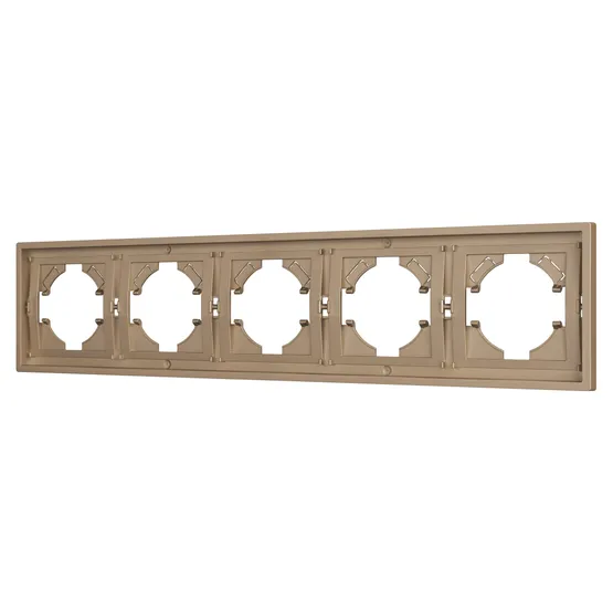 Фото #1 товара Рамка пластиковая FRM-TENDO-PL-5-GD (Arlight, -)