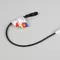 Минифото #2 товара Светодиодная лента герметичная WAVE-SIDE-PU-H120-06x12mm 24V RGB (8 W/m, IP68, 1m, wire x1) (Arlight, Вывод прямой, 3 года)