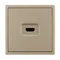 Минифото #2 товара Механизм HDMI розетки SCT-NOBE-MHD1-SFPL-GD (Arlight, Золотой песок)