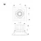 Минифото #3 товара Светильник MS-VORTEX-BUILT-S140x140-30W Warm3000 (BK-BK, 17 deg, 230V) (Arlight, IP20 Металл, 5 лет)