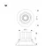 Минифото #3 товара Светильник MS-VORTEX-BUILT-R110-20W Warm3000 (WH-WH, 40 deg, 230V) (Arlight, IP20 Металл, 5 лет)