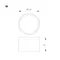 Минифото #7 товара Светильник SP-BISCOTTO-R140-15W Warm3300-MIX (WH, 80 deg, 230V) (Arlight, IP54 Металл, 5 лет)