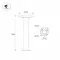 Минифото #3 товара Светильник ландшафтный LGD-PILZE-H1000-20W Warm3000 (Серый, 136 deg, 230V) (Arlight, IP65 Металл, 5 лет)