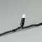 Минифото #2 товара Светодиодная гирлянда ARD-STRING-CLASSIC-10000-BLACK-100LED-MILK-SYNC RGB (230V, 6.5W) (Ardecoled, IP65)